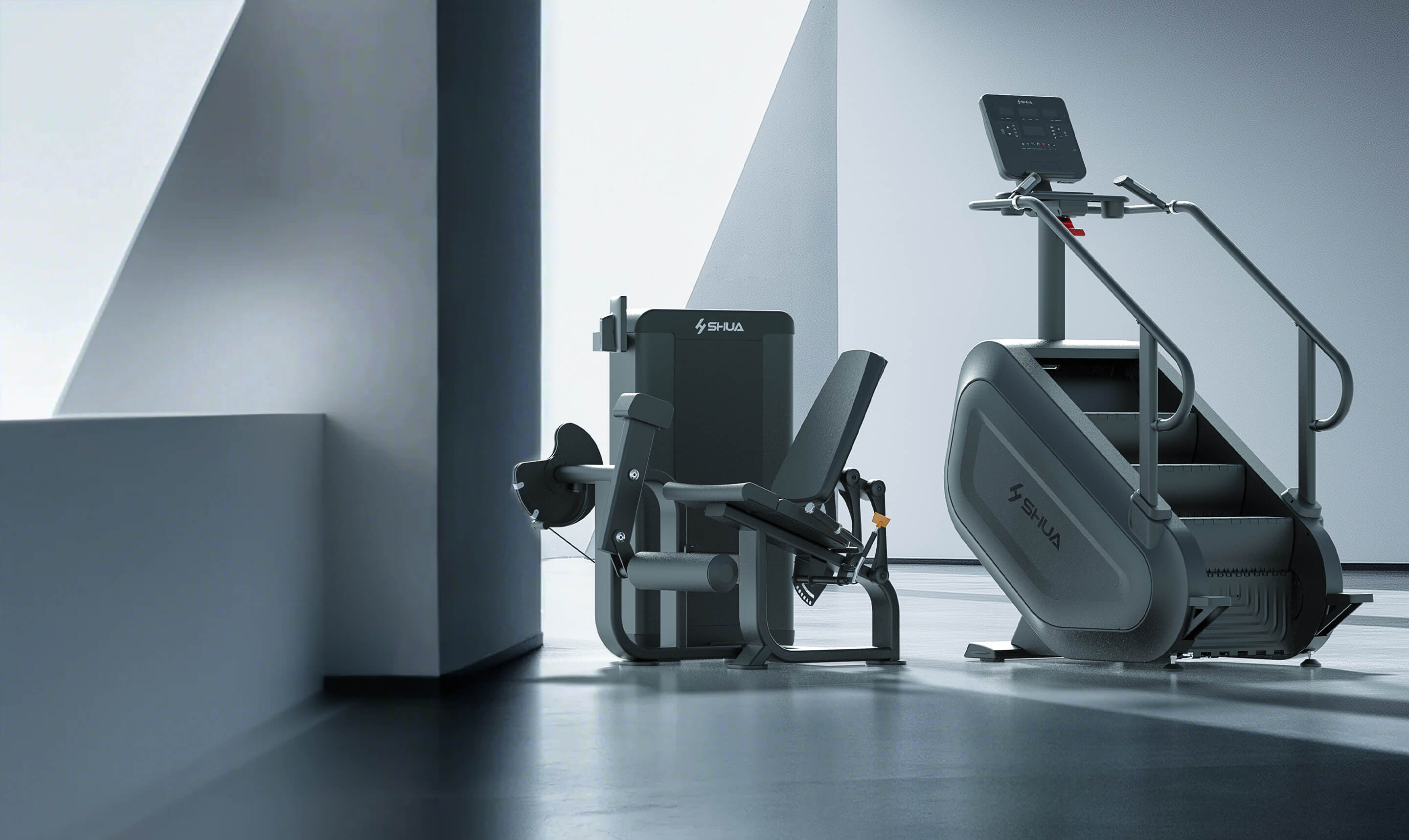 Justerbare manualer og treningsbenk i moderne hjemmegym.
Beskrivelse: Et stilrent hjemmegym med justerbare manualer og treningsbenk fra The Gym Industry – perfekt for effektiv styrketrening hjemme.